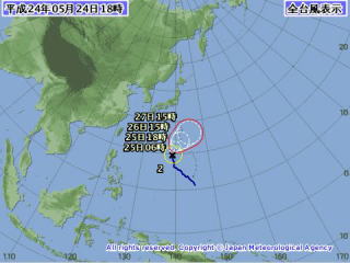 台風サンヴー